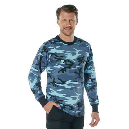 Rothco Men's Long Sleeve Color Camo T-Shirt