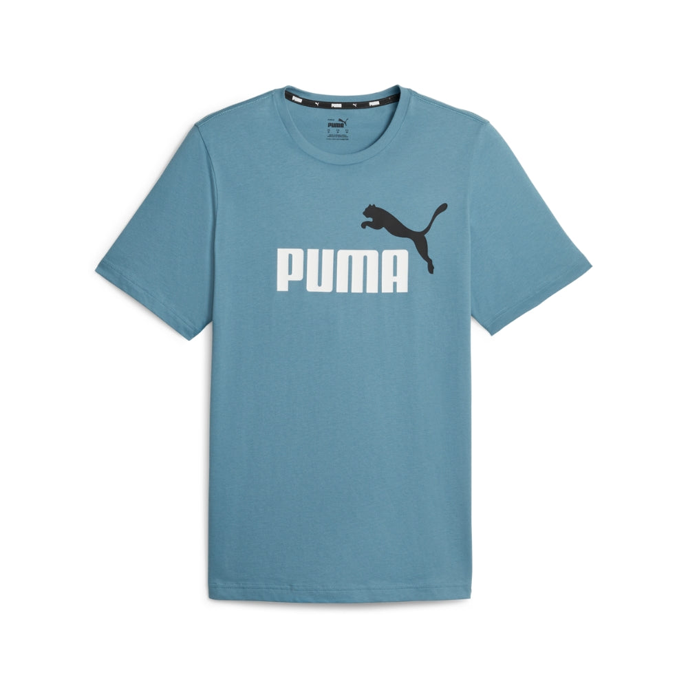 Puma Men's Essentials 2 Color Logo Tee