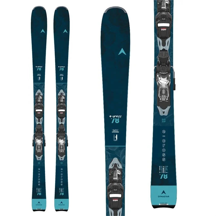 Dynastar Women's E-Cross 78 Skis + XP10 Bindings 2025