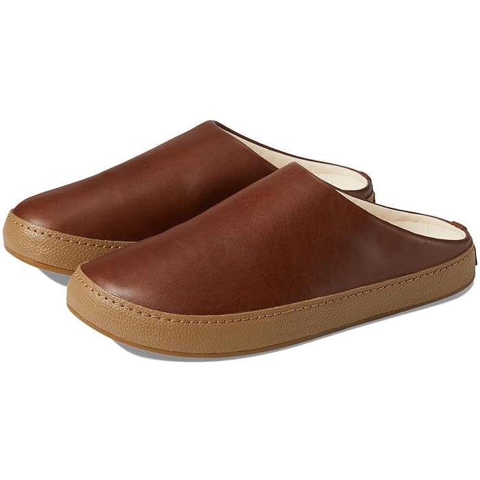 OLUKAI Men's Hamani Premium Leather Slippers