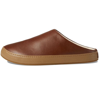 OLUKAI Men's Hamani Premium Leather Slippers