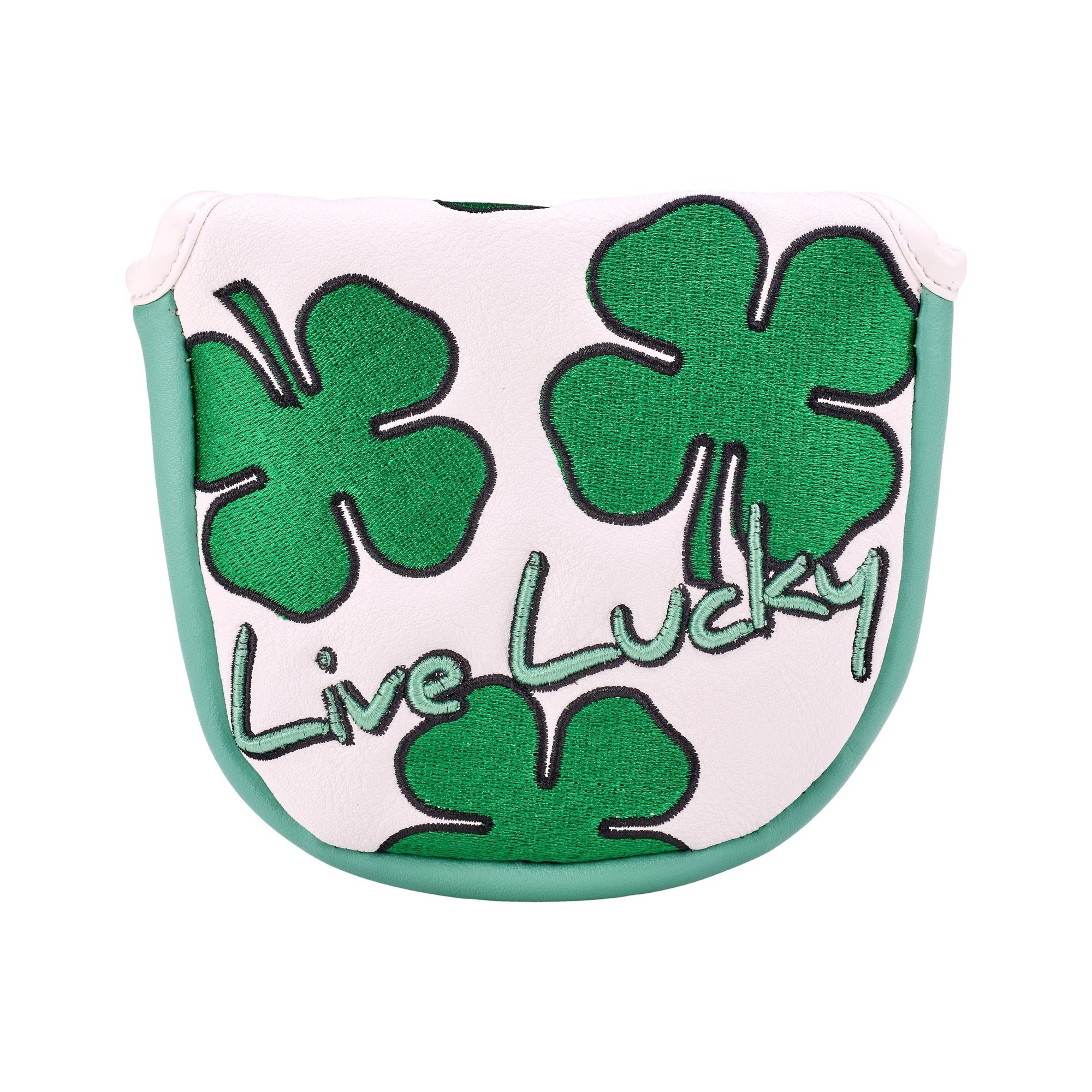 CMC Design Live Lucky White Green Mallet 2.0 Putter Cover