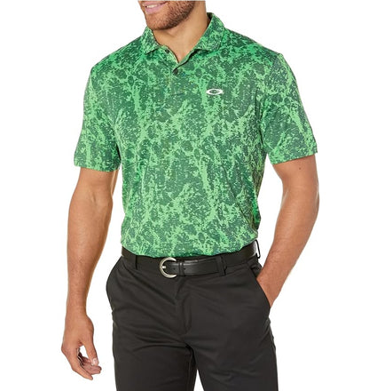 Oakley Men's Marble Jaquard Golf Polo Shirt