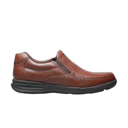 Nunn Bush Men's Moc Toe Cam Slip-On Shoes - Cognac Tumbled