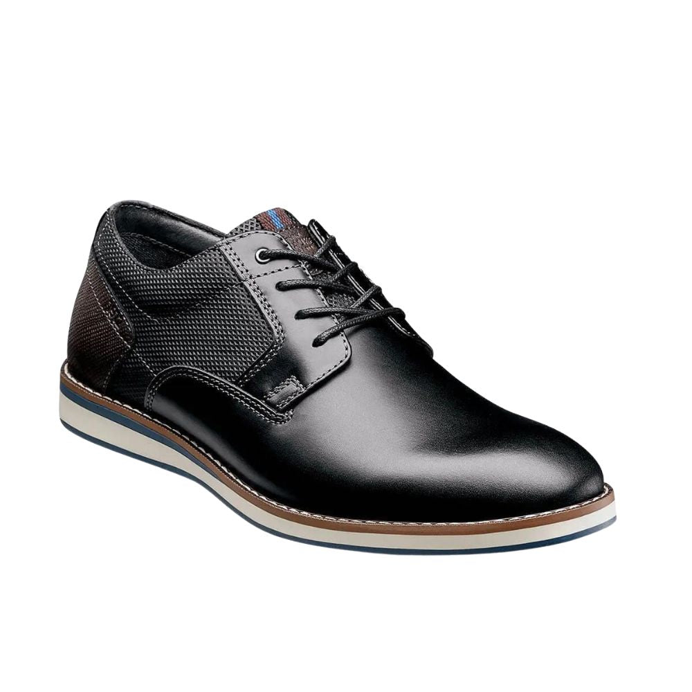 Nunn Bush Men's Circuit Plain Toe Oxford Shoe - Black Multi