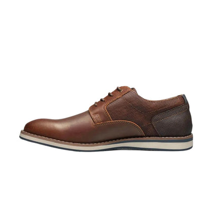 Nunn Bush Men's Circuit Plain Toe Oxford Shoe - Brandy