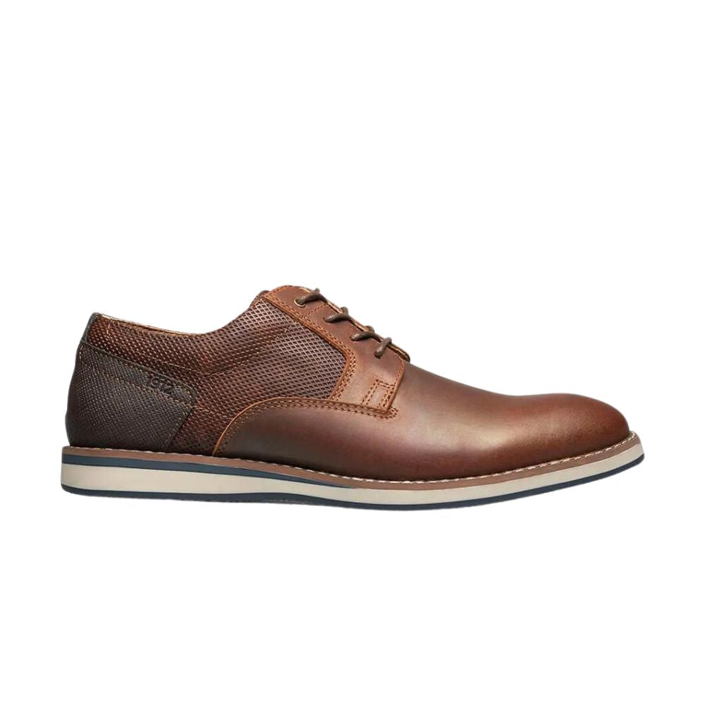 Nunn Bush Men's Circuit Plain Toe Oxford Shoe - Brandy