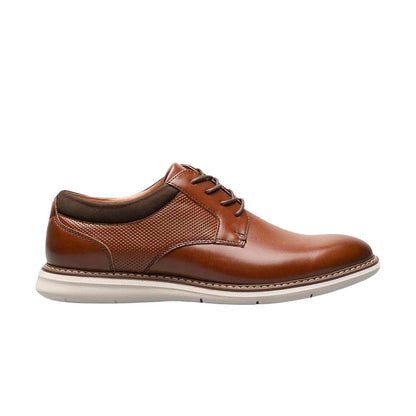 Nunn Bush Men's Chase Plain Toe Oxford Shoes - Cognac