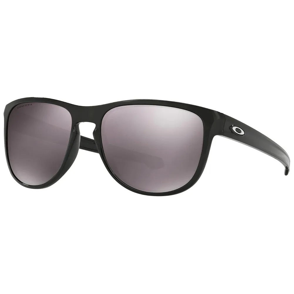 Oakley Sliver R Sunglasses Polished Black Frame w/ Black Iridium Polarized Lens