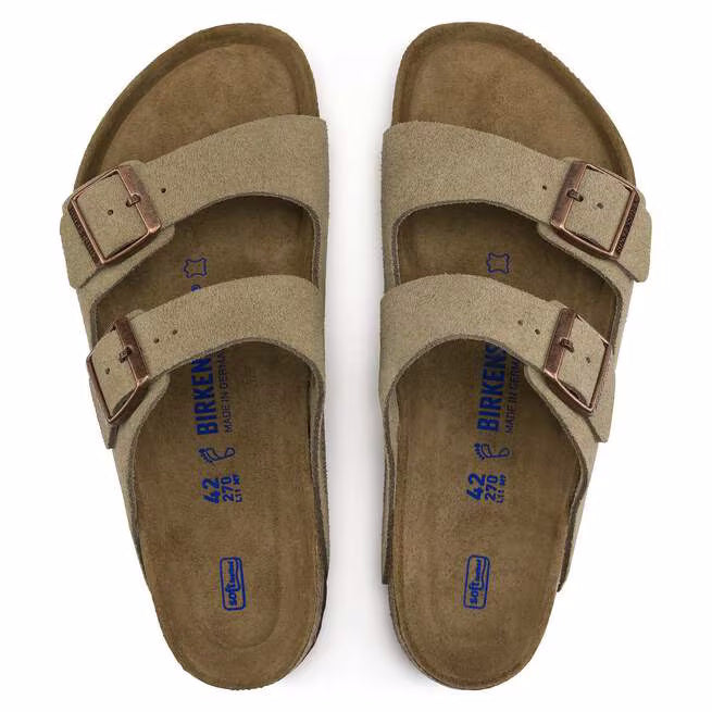 Birkenstock Arizona Soft Footbed SuedeLeather Sandals
