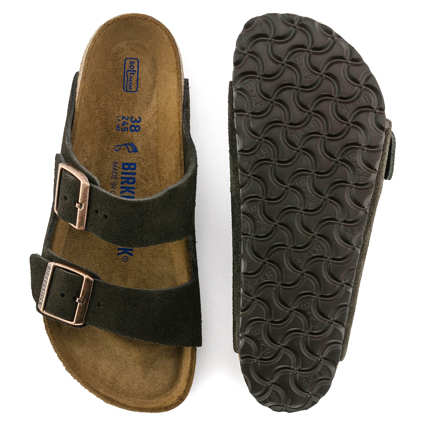 Birkenstock Arizona Soft Footbed SuedeLeather Sandals