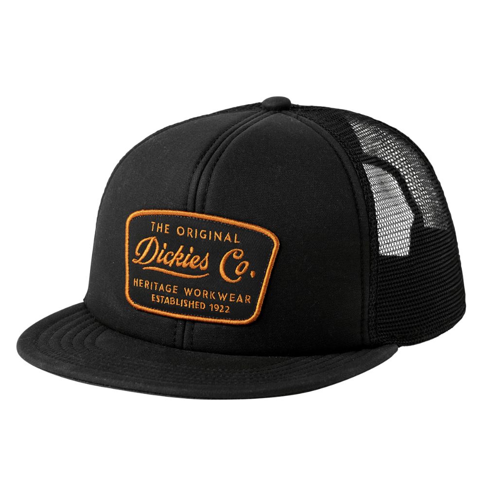 Dickies Men's Roomy Emb Patch Waxed Canvas Trucker Hat