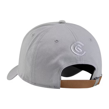 Cleveland Men's Golf Leather Patch Hat Snapback Cap