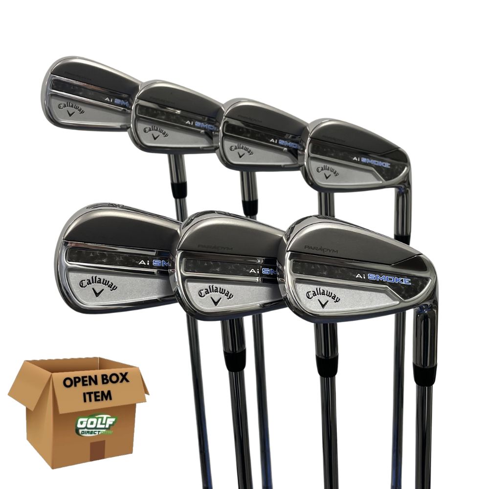 Callaway Paradym AI Smoke Iron Set 5-PW, AW Steel Regular Right Hand - Shop Worn