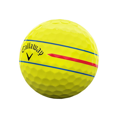 Callaway Chrome Soft 360 Triple Track 26 Yellow Golf Balls - 2 Dozen