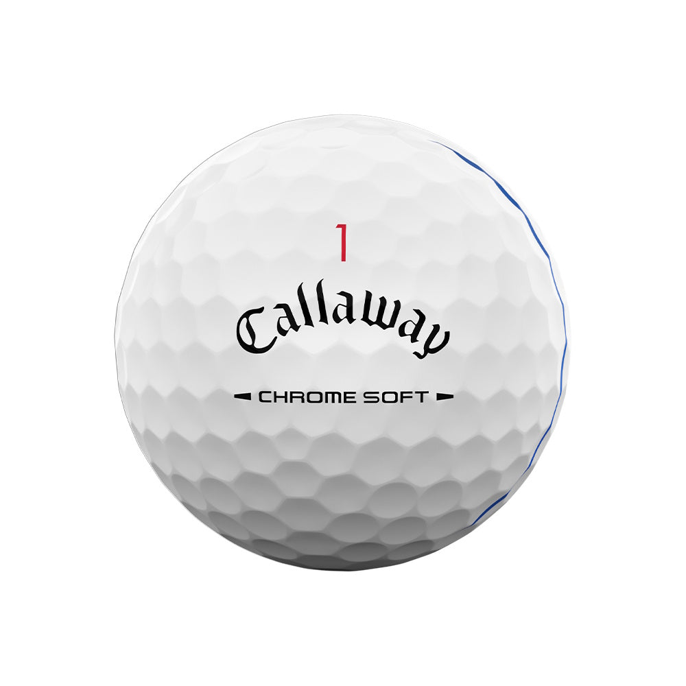 Callaway Chrome Soft Triple Track 26 White Golf Balls - 2 Dozen