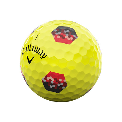 Callaway Chrome Soft TruTrack 26 Yellow Golf Balls - 1 Dozen