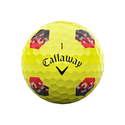 Callaway Chrome Soft TruTrack 26 Yellow Golf Balls - 1 Dozen