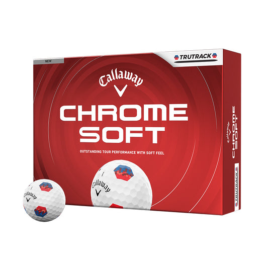 Callaway Chrome Soft TruTrack 26 White Golf Balls - 2 Dozen