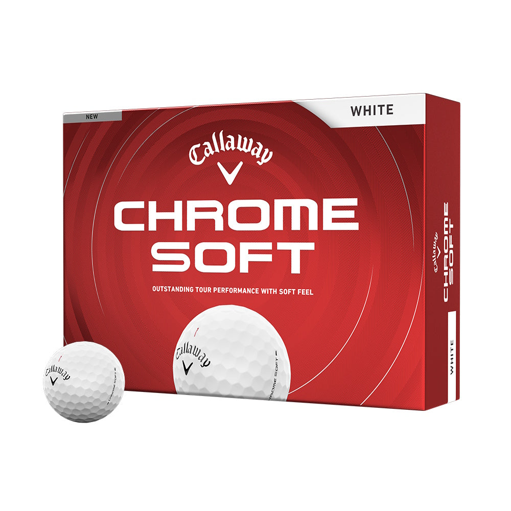 Callaway Chrome Soft 26 White Golf Balls - 2 Dozen