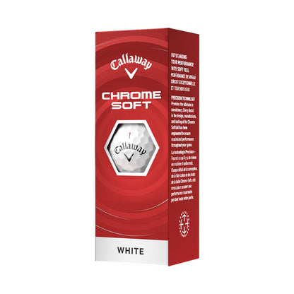 Callaway Chrome Soft 26 White Golf Balls - 2 Dozen