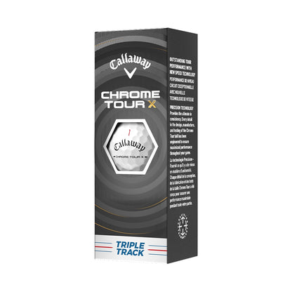Callaway Chrome Tour X Triple Track 26 White Golf Balls - 2 Dozen