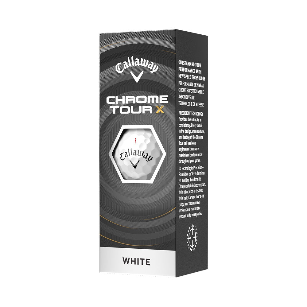 Callaway Chrome Tour X 26 White Golf Balls - 2 Dozen