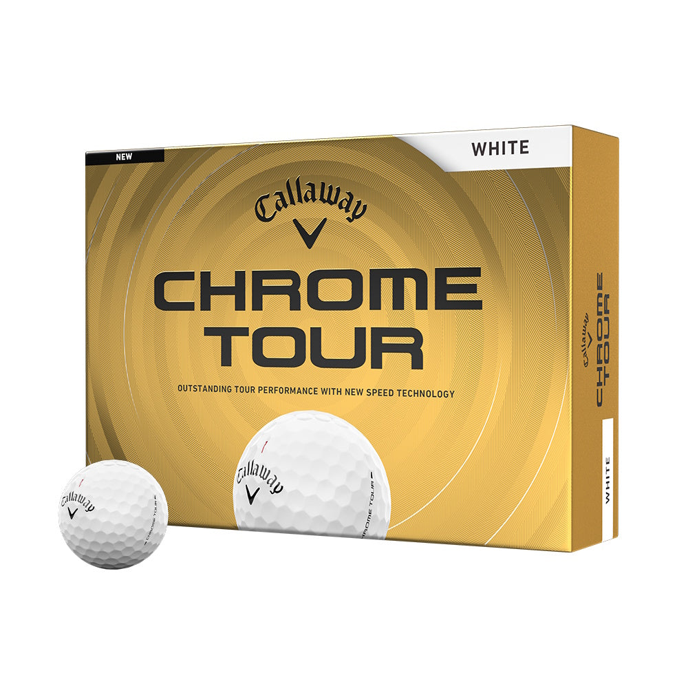 Callaway Chrome Tour 26 White Golf Balls - 2 Dozen