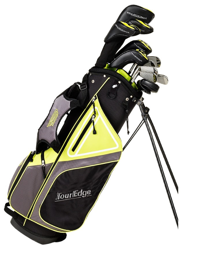 Tour Edge Bazooka 470 Complete Set Steel Shafts Stand Bag Right Hand