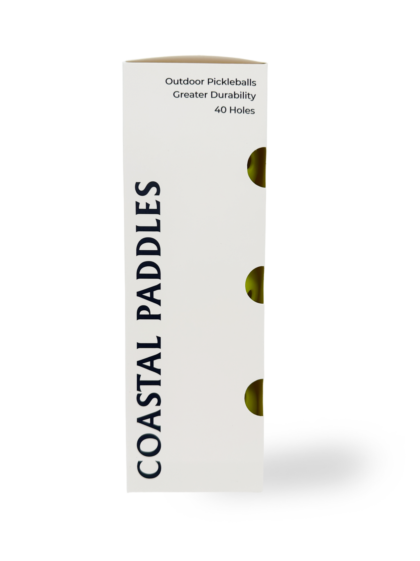 Coastal Paddles 40 Outdoor Pickleball Yellow - 3 Pack