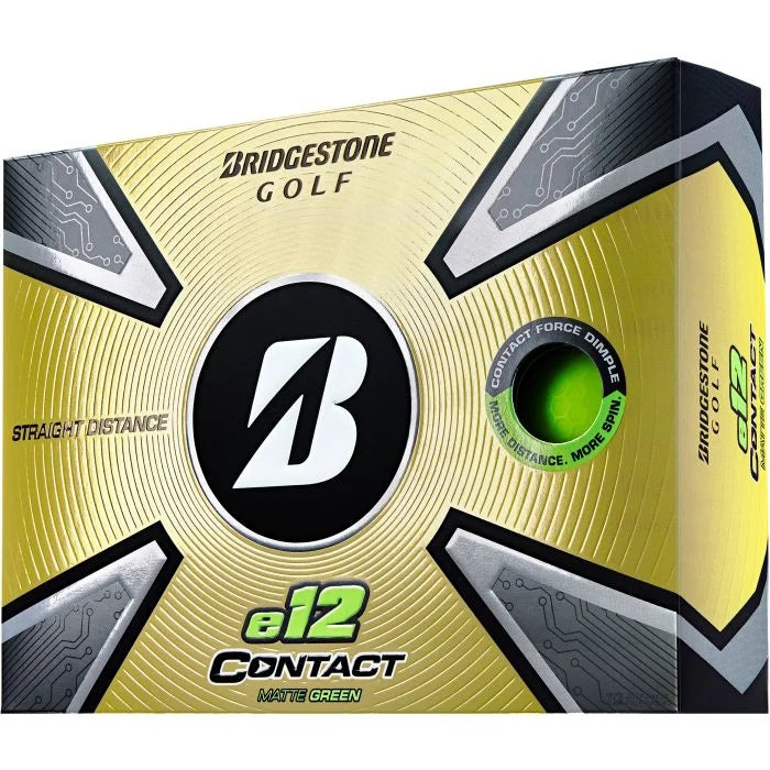 Bridgestone e12 Contact Golf Balls Green (1-Dozen)