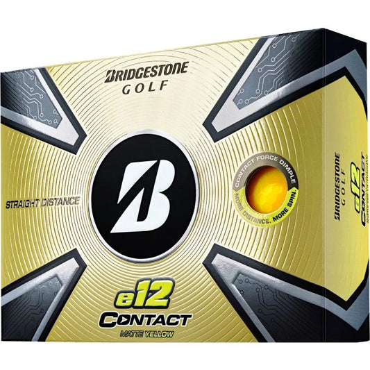 Bridgestone e12 Contact Golf Balls Yellow (1-Dozen)