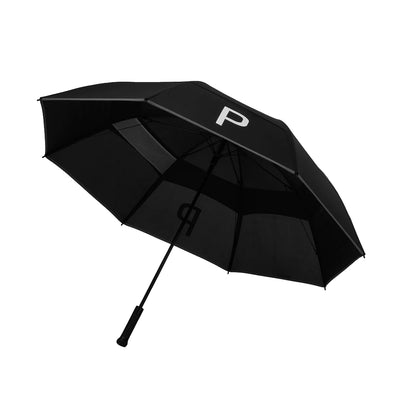 Puma Golf Double Canopy Umbrella - Black/White
