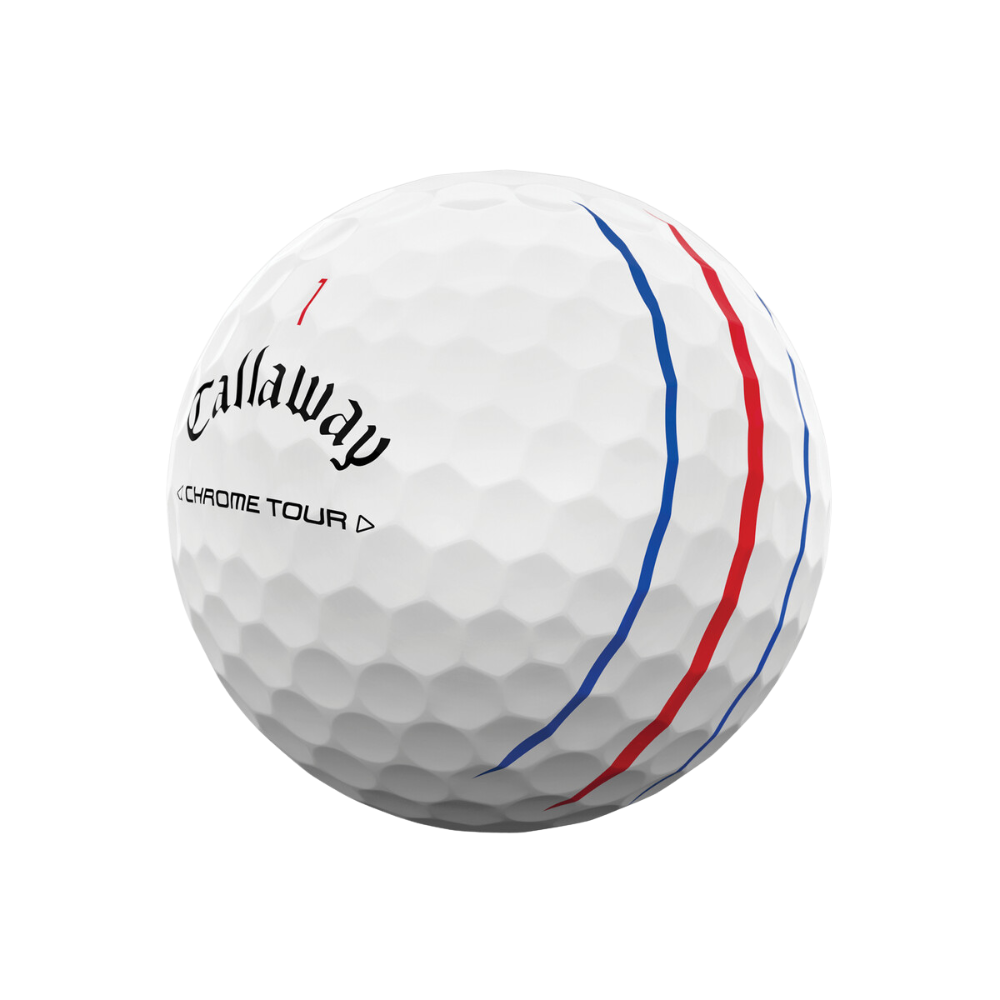 Callaway Chrome Tour Triple Track 24 White Golf Balls  - 2 Dozen Pack