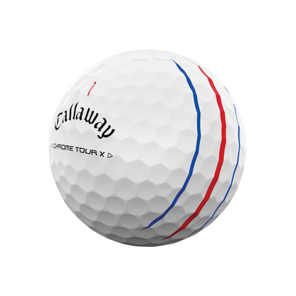 Callaway Chrome Tour X Triple Track 24 White Golf Balls  - 2 Dozen Pack