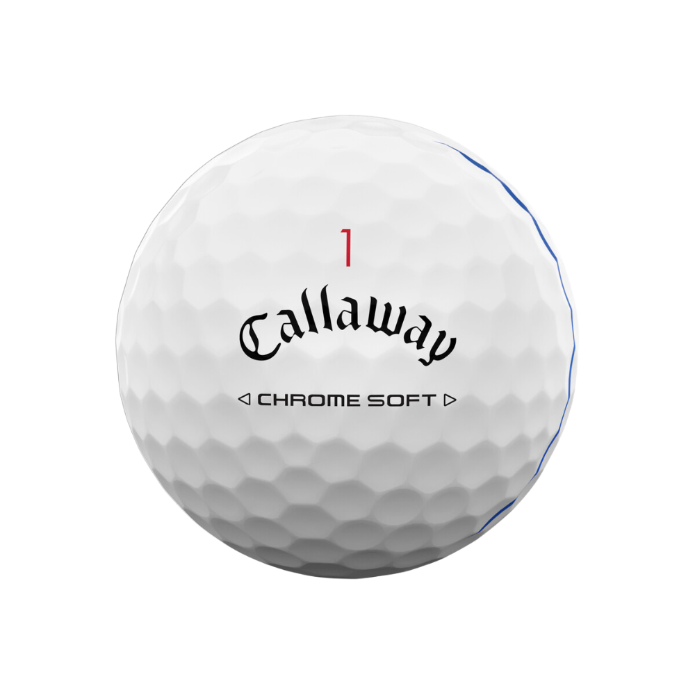 Callaway Chrome Soft Triple Track 24 White Golf Balls  - 2 Dozen Pack