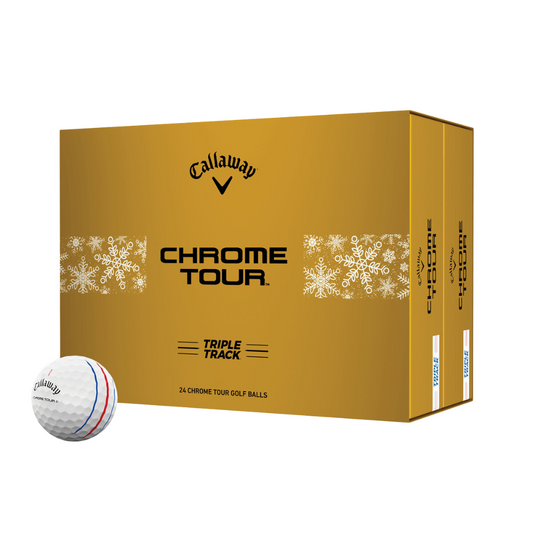 Callaway Chrome Tour Triple Track 24 White Golf Balls  - 2 Dozen Pack