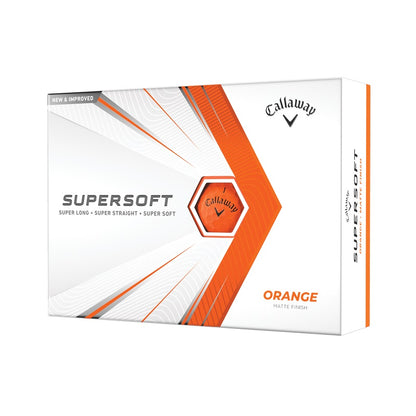 Callaway Supersoft Matte Orange Golf Balls (1 Dozen)