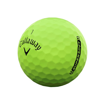 Callaway Supersoft Green Golf Balls 2023 (1 Dozen)