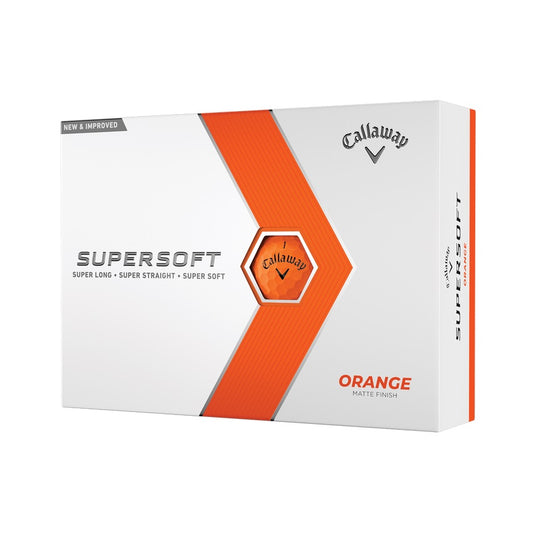 Callaway Supersoft Orange Golf Balls 2023 (1 Dozen)