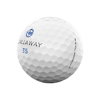 Callaway Chrome Tour Deco 26 Retro Golf Balls - 2 Dozen