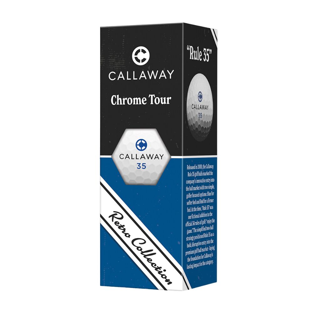 Callaway Chrome Tour Deco 26 Retro Golf Balls - 2 Dozen