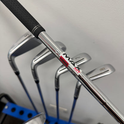 TaylorMade Qi Iron Set 5-PW,AW,AW Steel Stiff Flex Right Hand (Pre-Owned)