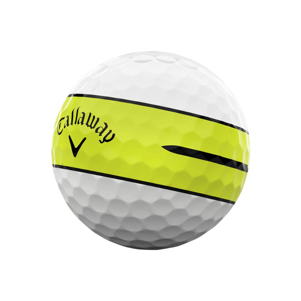 Callaway Chrome Tour X 24 360 Yellow Stripe Golf Balls