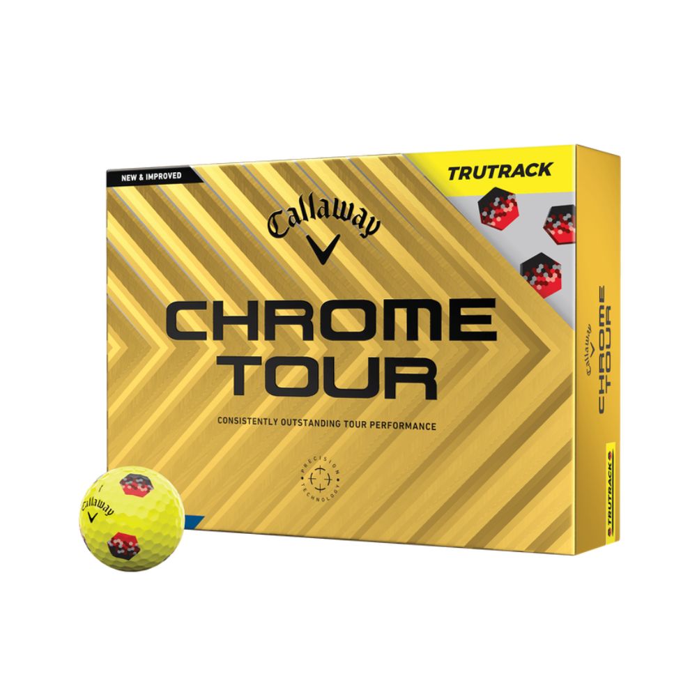 Callaway Chrome Tour TruTrack 24 Yellow - 1 Dozen