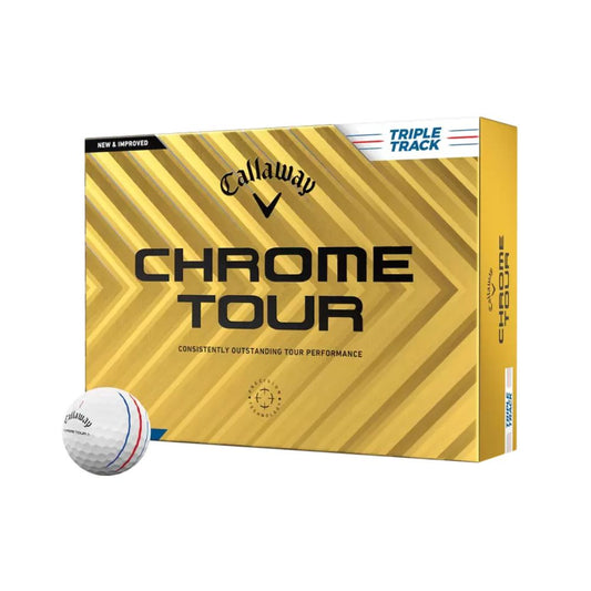 Callaway Chrome Tour Triple Track 24 White - 1 Dozen