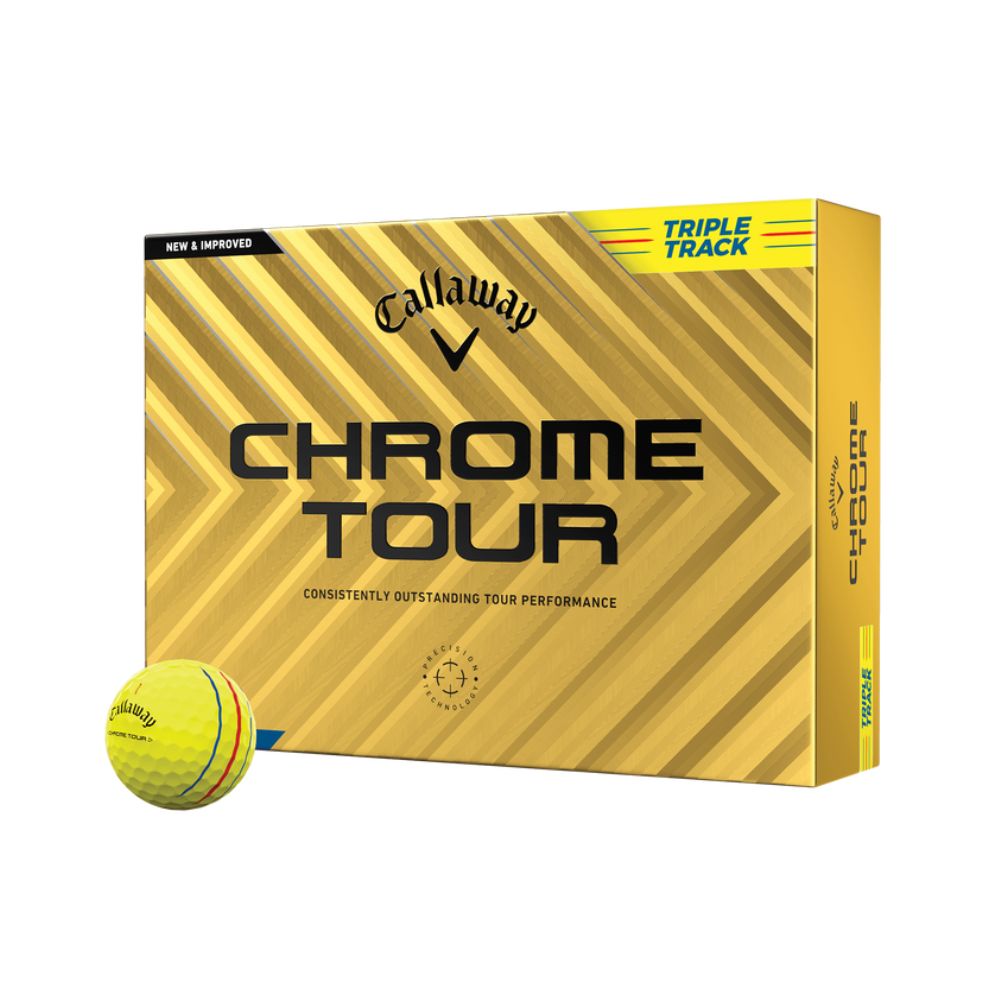 Callaway Chrome Tour Triple Track 24 Yellow - 1 Dozen