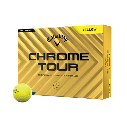 Callaway Chrome Tour 24 Yellow - 1 Dozen