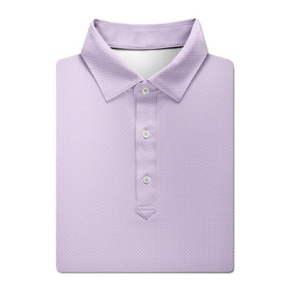 Turtleson Clarence Mini Diamond Jacquard Performance Polo