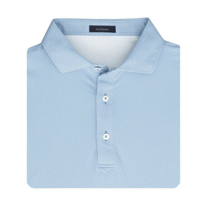 Turtleson Clarence Mini Diamond Jacquard Performance Polo